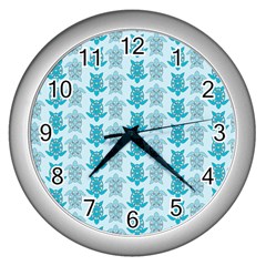 Sea Turtle Sea Animal Wall Clock (silver) by Dutashop