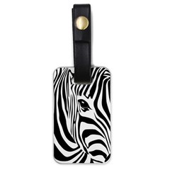 Animal Cute Pattern Art Zebra Luggage Tag (one Side) by Amaryn4rt