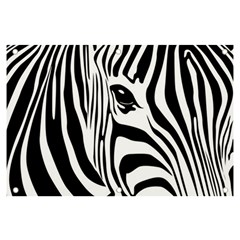 Animal Cute Pattern Art Zebra Banner And Sign 6  X 4  by Amaryn4rt