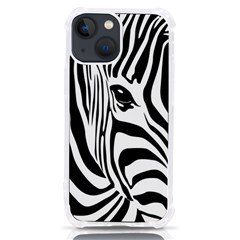 Animal Cute Pattern Art Zebra Iphone 13 Mini Tpu Uv Print Case