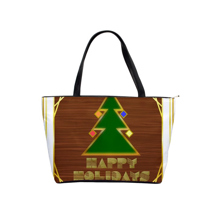 Art Deco Holiday Card Classic Shoulder Handbag