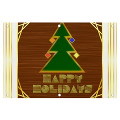 Art Deco Holiday Card Banner And Sign 6  X 4 