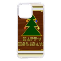 Art Deco Holiday Card Iphone 14 Pro Max Tpu Uv Print Case