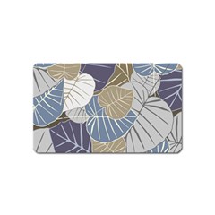 Ackground Leaves Desktop Magnet (name Card) by Amaryn4rt