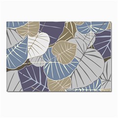 Ackground Leaves Desktop Postcards 5  X 7  (pkg Of 10)