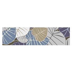 Ackground Leaves Desktop Oblong Satin Scarf (16  X 60 ) by Amaryn4rt