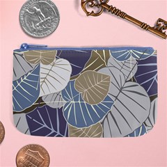 Ackground Leaves Desktop Large Coin Purse by Amaryn4rt