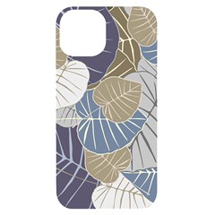 Ackground Leaves Desktop Iphone 14 Black Uv Print Case by Amaryn4rt