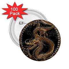 Dragon Pentagram 2 25  Buttons (100 Pack)  by Amaryn4rt