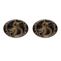 Dragon Pentagram Cufflinks (oval) by Amaryn4rt