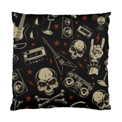 Grunge Seamless Pattern With Skulls Standard Cushion Case (two Sides) by Amaryn4rt