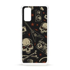 Grunge Seamless Pattern With Skulls Samsung Galaxy S20 6 2 Inch Tpu Uv Case by Amaryn4rt