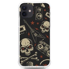 Grunge Seamless Pattern With Skulls Iphone 12/12 Pro Tpu Uv Print Case by Amaryn4rt