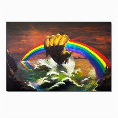 Rainbow Color Postcards 5  X 7  (pkg Of 10) by uniart180623