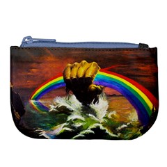 Rainbow Color Large Coin Purse by uniart180623