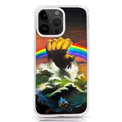 Rainbow Color Iphone 14 Pro Max Tpu Uv Print Case