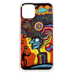 Hippie Rainbow Psychedelic Colorful Iphone 12/12 Pro Tpu Uv Print Case