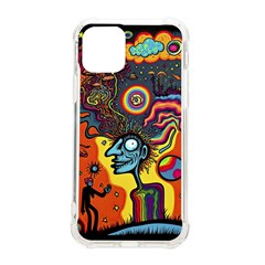 Hippie Rainbow Psychedelic Colorful Iphone 11 Pro 5 8 Inch Tpu Uv Print Case by uniart180623