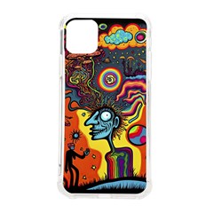 Hippie Rainbow Psychedelic Colorful Iphone 11 Pro Max 6 5 Inch Tpu Uv Print Case by uniart180623