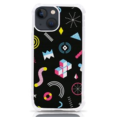 Memphis Design Seamless Pattern Iphone 13 Mini Tpu Uv Print Case by uniart180623