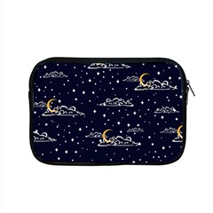 Hand-drawn-scratch-style-night-sky-with-moon-cloud-space-among-stars-seamless-pattern-vector-design- Apple Macbook Pro 15  Zipper Case by uniart180623