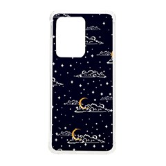 Hand-drawn-scratch-style-night-sky-with-moon-cloud-space-among-stars-seamless-pattern-vector-design- Samsung Galaxy S20 Ultra 6 9 Inch Tpu Uv Case