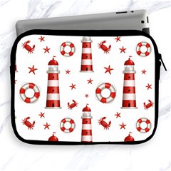 Nautical-seamless-pattern Apple Ipad 2/3/4 Zipper Cases by uniart180623