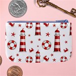 Nautical-seamless-pattern Large Coin Purse Back