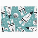 Cute-seamless-pattern-with-rocket-planets-stars Large Glasses Cloth (2 Sides) Front