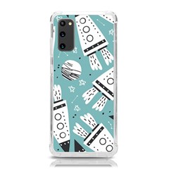 Cute-seamless-pattern-with-rocket-planets-stars Samsung Galaxy S20 6 2 Inch Tpu Uv Case by uniart180623