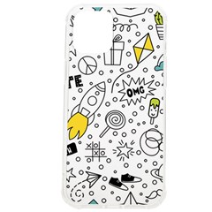 Set-cute-colorful-doodle-hand-drawing Iphone 12 Pro Max Tpu Uv Print Case by uniart180623