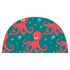 Cute-smiling-red-octopus-swimming-underwater Anti Scalding Pot Cap by uniart180623