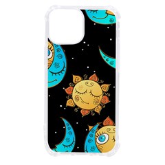 Seamless-pattern-with-sun-moon-children Iphone 13 Mini Tpu Uv Print Case