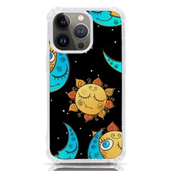 Seamless-pattern-with-sun-moon-children Iphone 13 Pro Tpu Uv Print Case