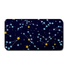 Seamless-pattern-with-cartoon-zodiac-constellations-starry-sky Medium Bar Mat by uniart180623