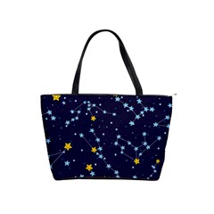 Seamless-pattern-with-cartoon-zodiac-constellations-starry-sky Classic Shoulder Handbag by uniart180623