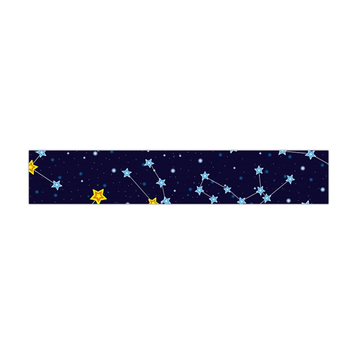 Seamless-pattern-with-cartoon-zodiac-constellations-starry-sky Premium Plush Fleece Scarf (Mini)