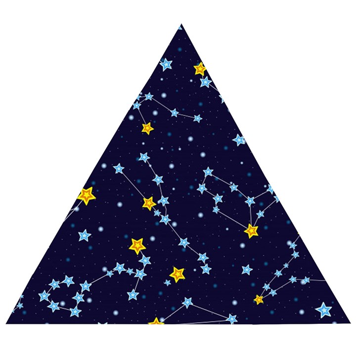 Seamless-pattern-with-cartoon-zodiac-constellations-starry-sky Wooden Puzzle Triangle