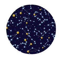 Seamless-pattern-with-cartoon-zodiac-constellations-starry-sky Mini Round Pill Box (pack Of 3) by uniart180623