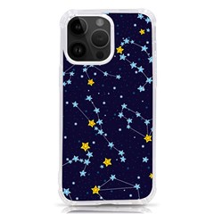 Seamless-pattern-with-cartoon-zodiac-constellations-starry-sky Iphone 14 Pro Max Tpu Uv Print Case by uniart180623