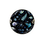 Colorful-abstract-pattern-consisting-glowing-lights-luminescent-images-marine-plankton-dark Hat Clip Ball Marker Front