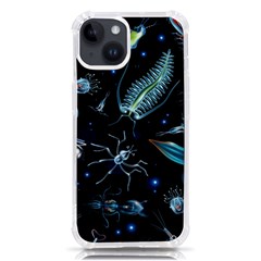 Colorful-abstract-pattern-consisting-glowing-lights-luminescent-images-marine-plankton-dark Iphone 14 Tpu Uv Print Case by uniart180623