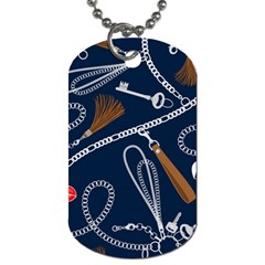 Chains-seamless-pattern Dog Tag (one Side) by uniart180623