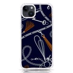 Chains-seamless-pattern Iphone 14 Plus Tpu Uv Print Case by uniart180623