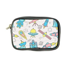 Cute-seamless-pattern-with-space Coin Purse by uniart180623