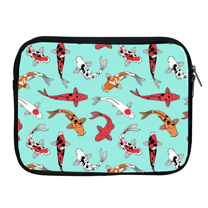 Pattern-with-koi-fishes Apple iPad 2/3/4 Zipper Cases