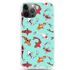 Pattern-with-koi-fishes Iphone 12 Pro Max Tpu Uv Print Case by uniart180623