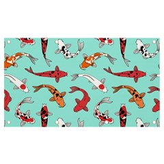 Pattern-with-koi-fishes Banner And Sign 7  X 4  by uniart180623