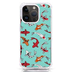 Pattern-with-koi-fishes Iphone 14 Pro Tpu Uv Print Case