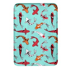 Pattern-with-koi-fishes Rectangular Glass Fridge Magnet (4 Pack)